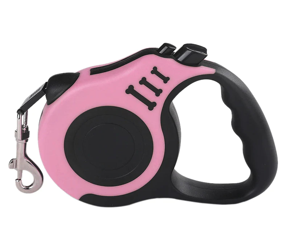 16.5FT Retractable Dog Leash – Tangle-Free, One-Hand Brake, Heavy-Duty Walking Lead for All Breeds