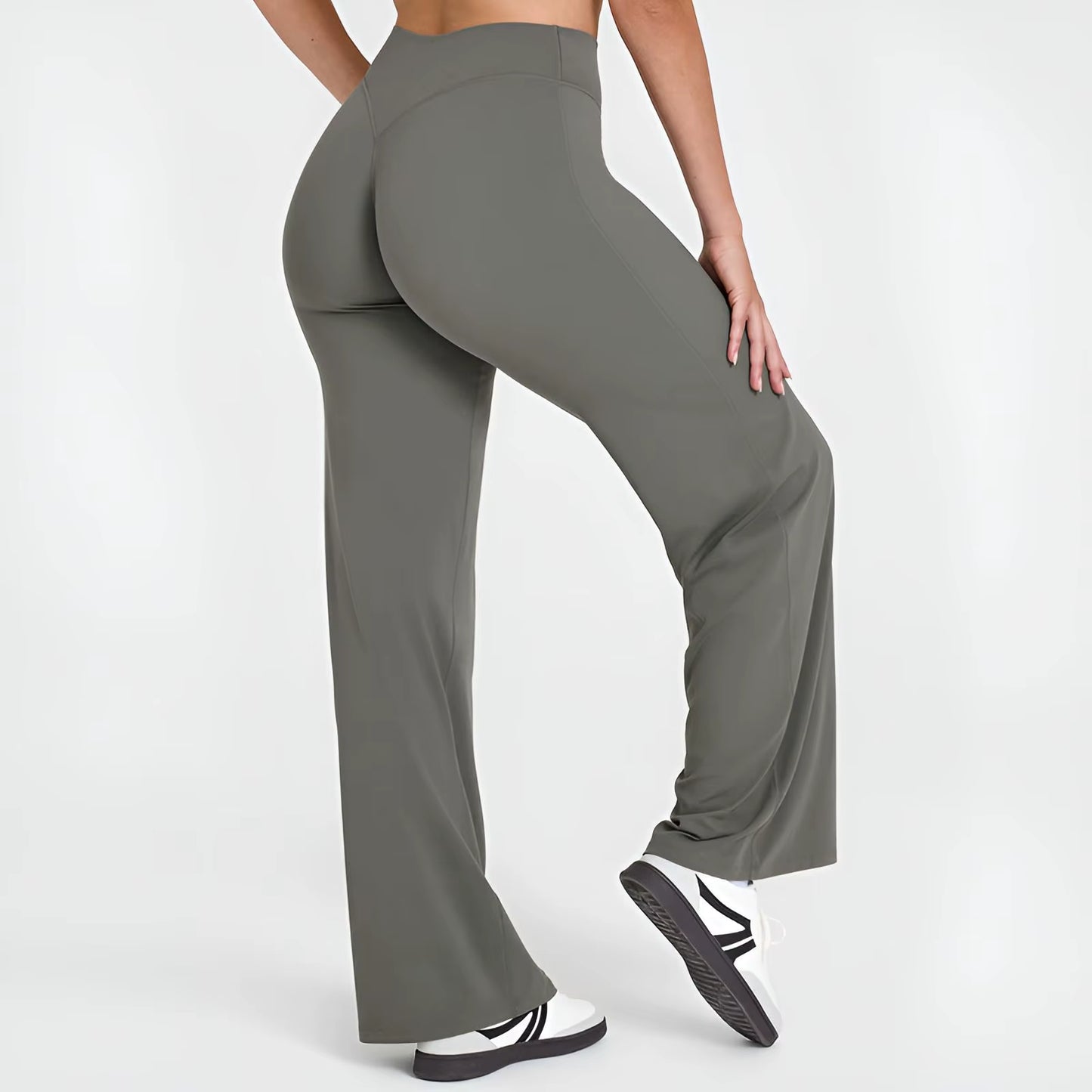 Experience Ultimate Comfort in Our Ultra Soft Mid-Waist Yoga Pants for Women | Perfect for Pilates, Running, and All Sports Activities
