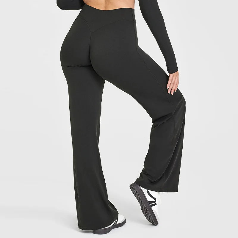 Experience Ultimate Comfort in Our Ultra Soft Mid-Waist Yoga Pants for Women | Perfect for Pilates, Running, and All Sports Activities