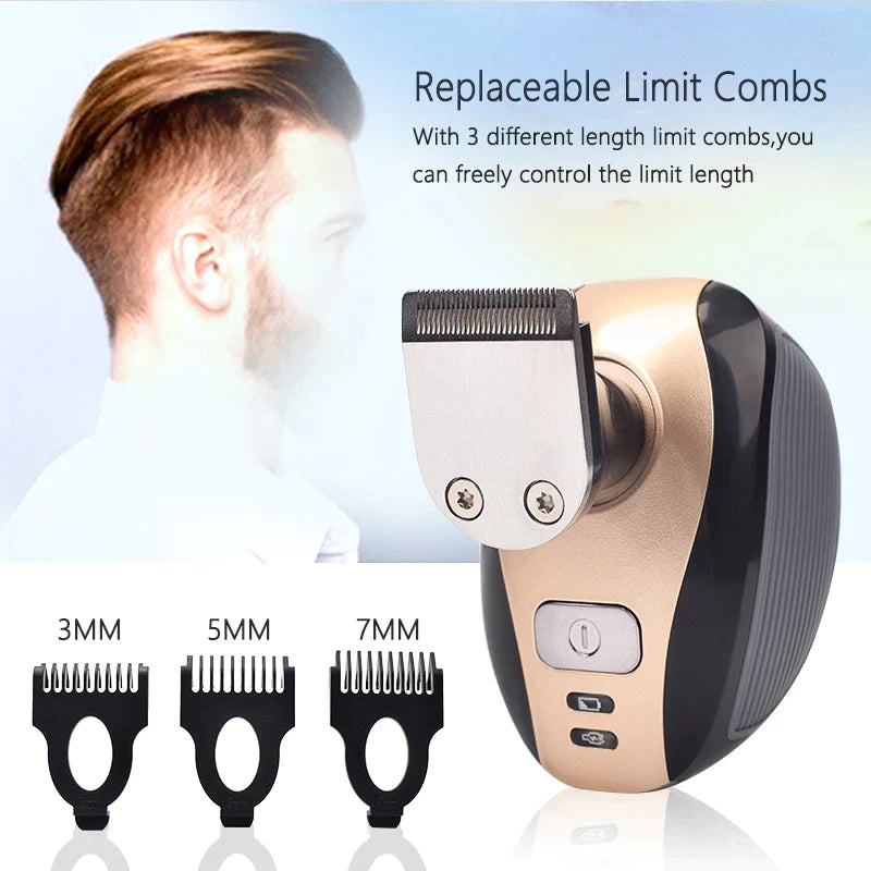 PureTrim – 5-in-1 Electric Shaver for Head, Face, Beard & Body | Full-Body Grooming Made Easy (4D Rotary, Rechargeable)