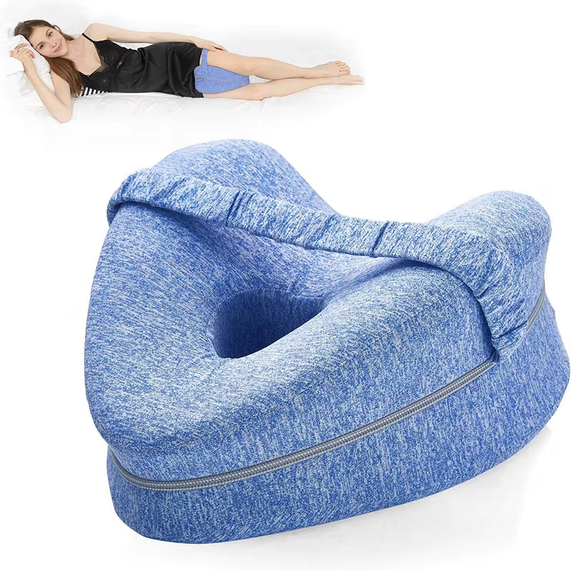 OrthoSleep Memory Foam Leg Pillow for Sciatica & Hip Pain Relief