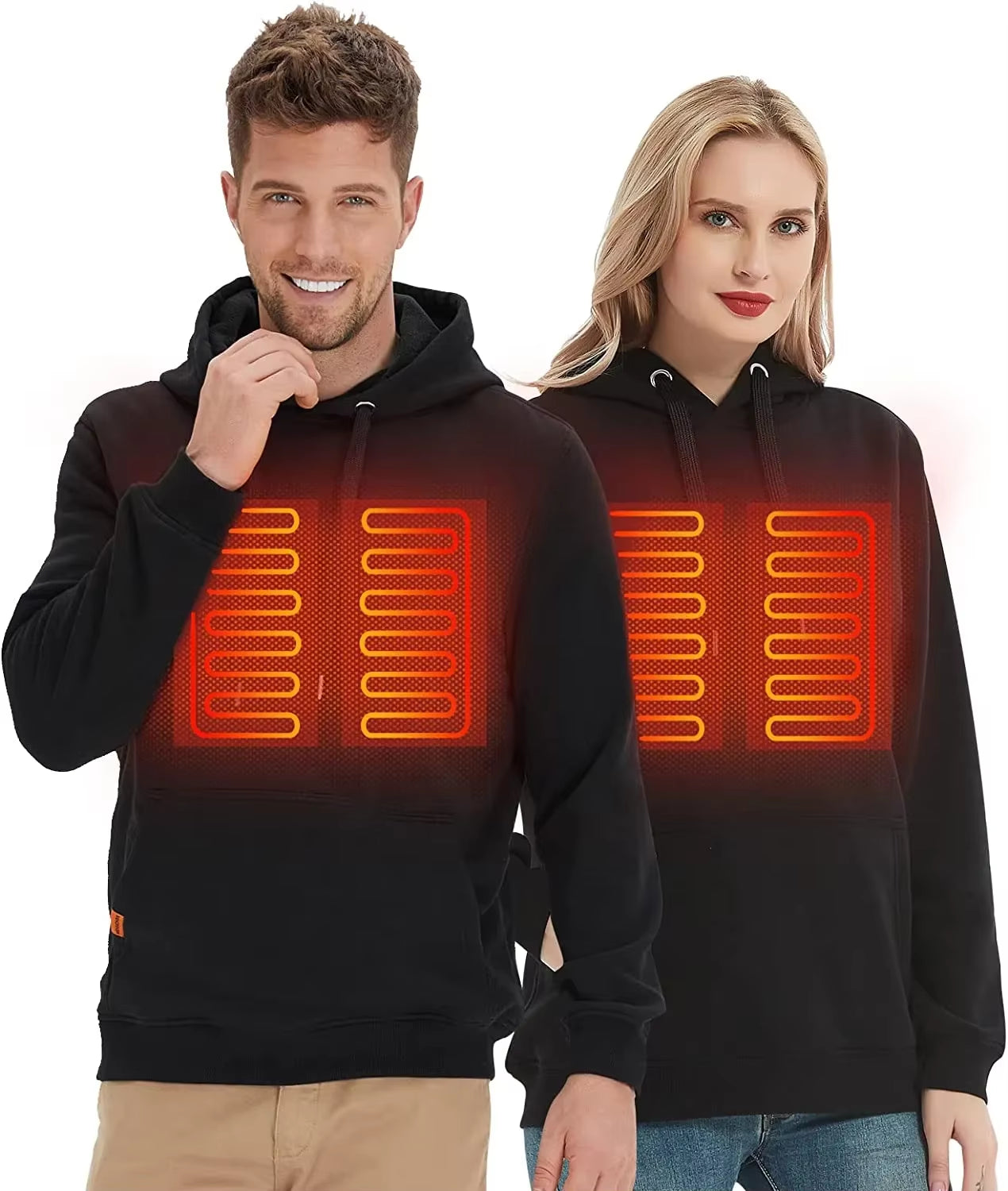 USB Heating Women's Hoodie - Vintage Gothic Long Sleeve Streetwear for Comfort and Style