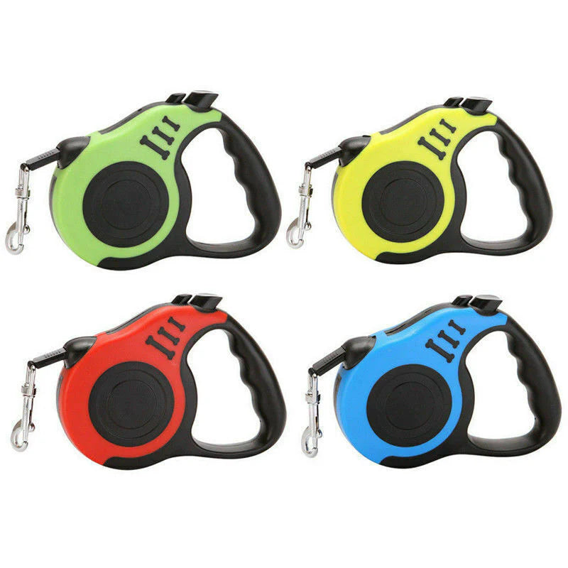 16.5FT Retractable Dog Leash – Tangle-Free, One-Hand Brake, Heavy-Duty Walking Lead for All Breeds