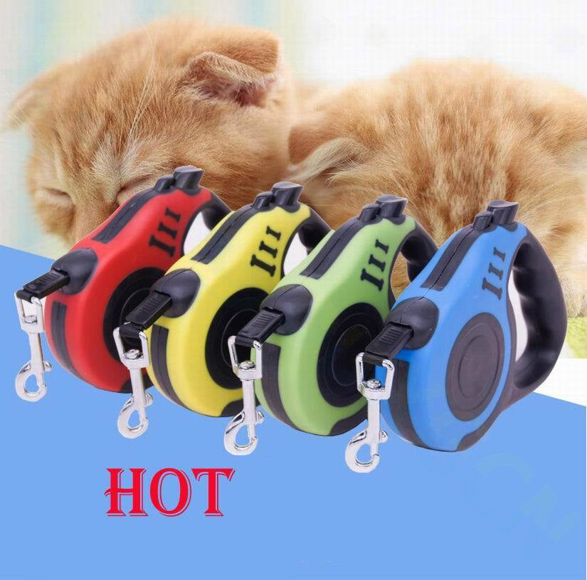 16.5FT Retractable Dog Leash – Tangle-Free, One-Hand Brake, Heavy-Duty Walking Lead for All Breeds