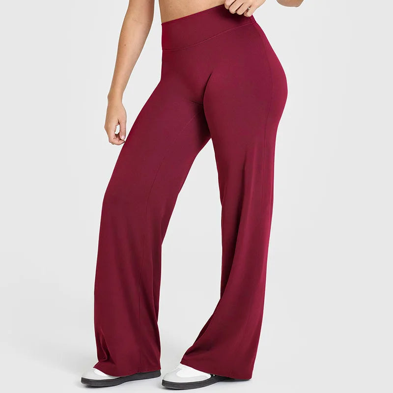 Experience Ultimate Comfort in Our Ultra Soft Mid-Waist Yoga Pants for Women | Perfect for Pilates, Running, and All Sports Activities