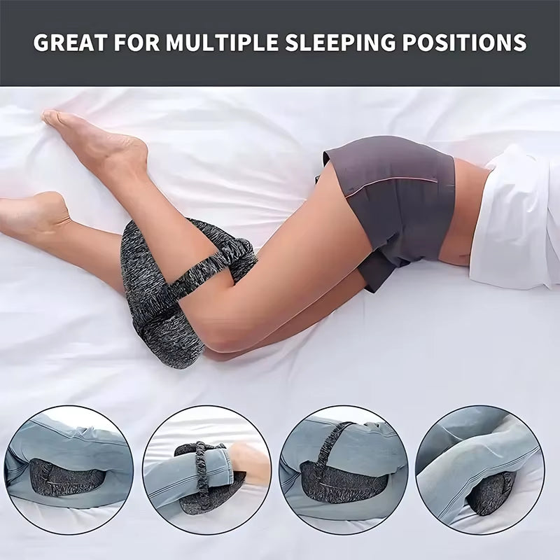 OrthoSleep Memory Foam Leg Pillow for Sciatica & Hip Pain Relief