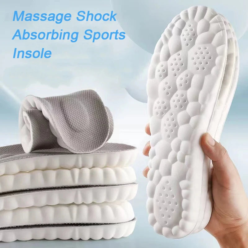 Experience Ultimate Comfort with 4D Sports Insoles – Ultra-Soft, Antibacterial, and Shock-Absorbing Arch Support!
