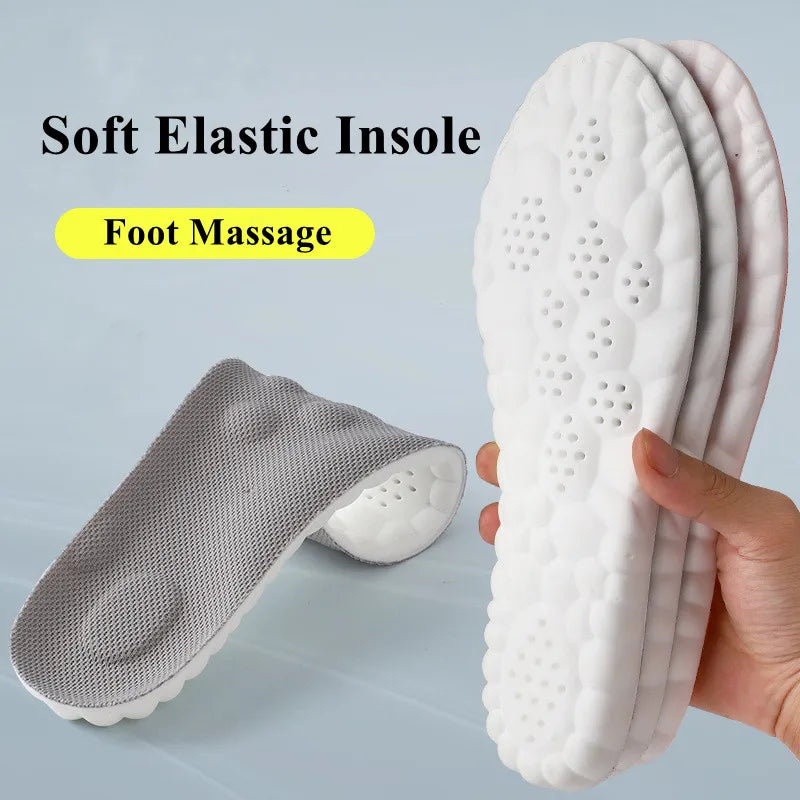 Experience Ultimate Comfort with 4D Sports Insoles – Ultra-Soft, Antibacterial, and Shock-Absorbing Arch Support!
