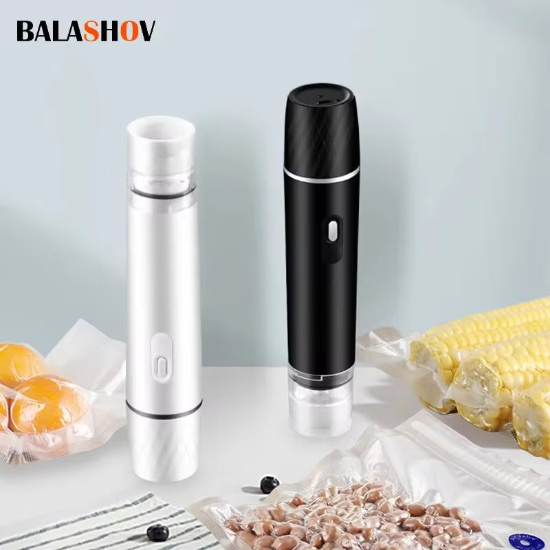 Elevate Your Food Storage with Our Mini Handheld Vacuum Sealer – Compact, Portable, and USB Rechargeable!