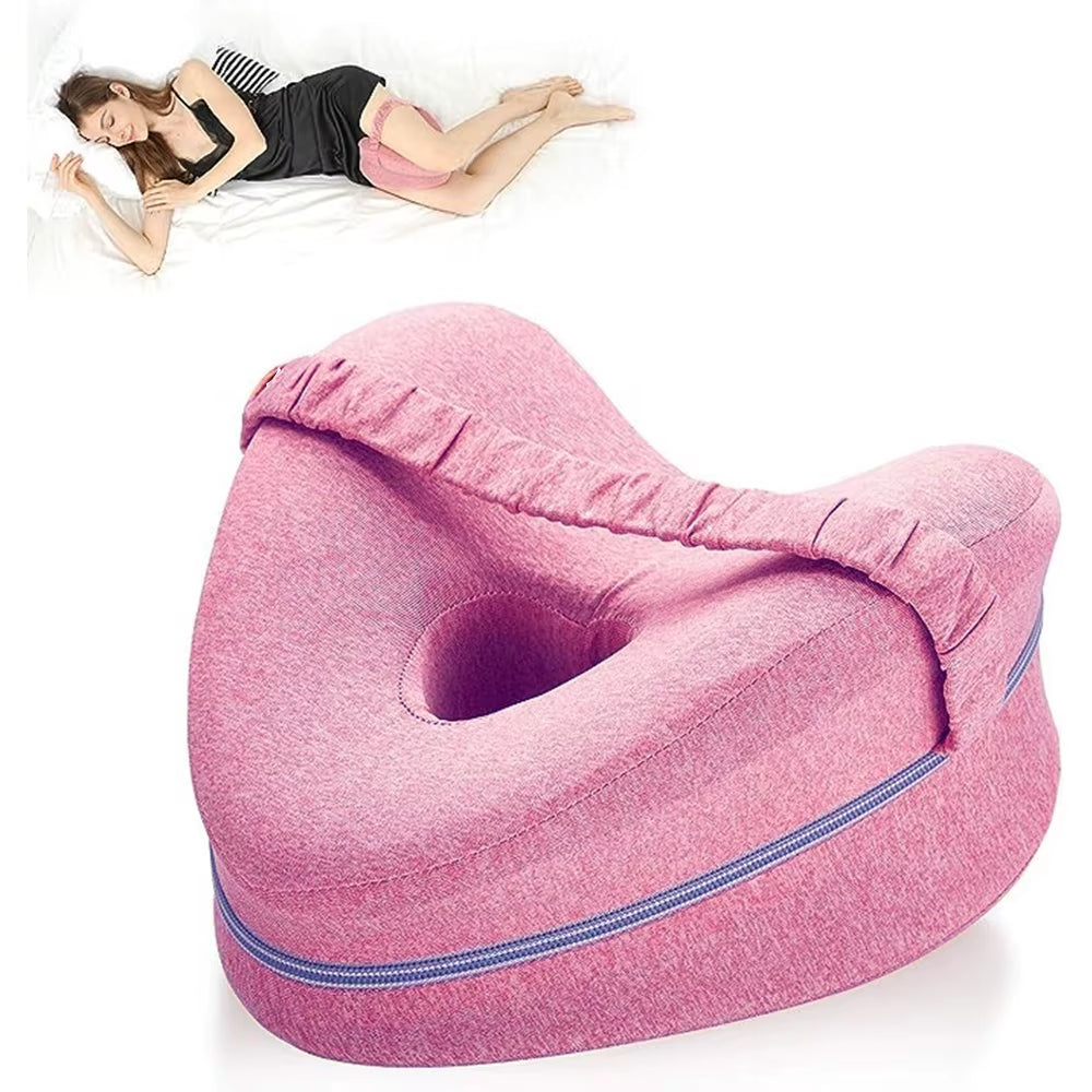 OrthoSleep Memory Foam Leg Pillow for Sciatica & Hip Pain Relief