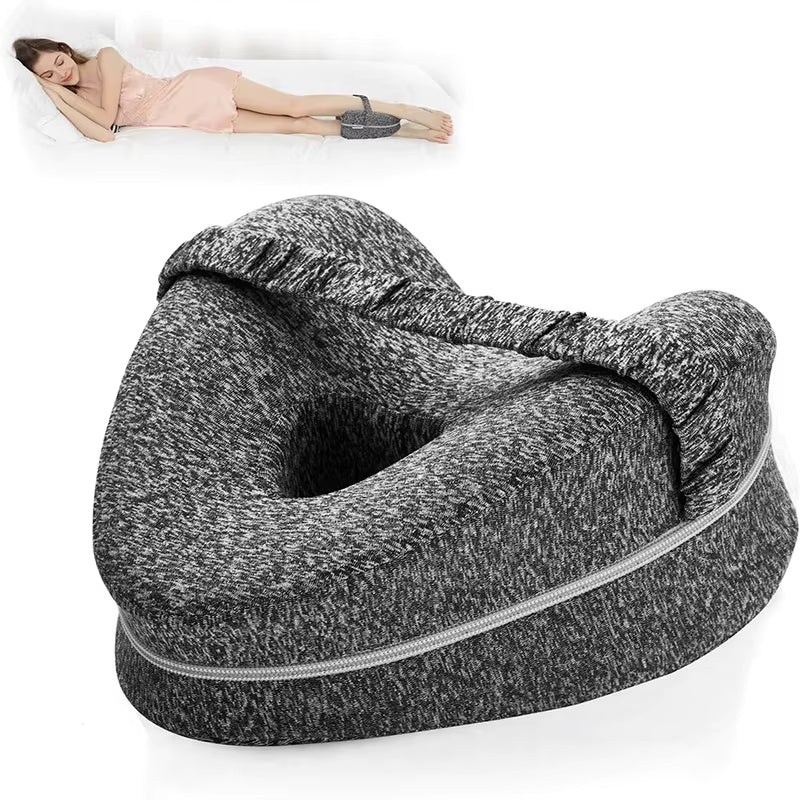 OrthoSleep Memory Foam Leg Pillow for Sciatica & Hip Pain Relief