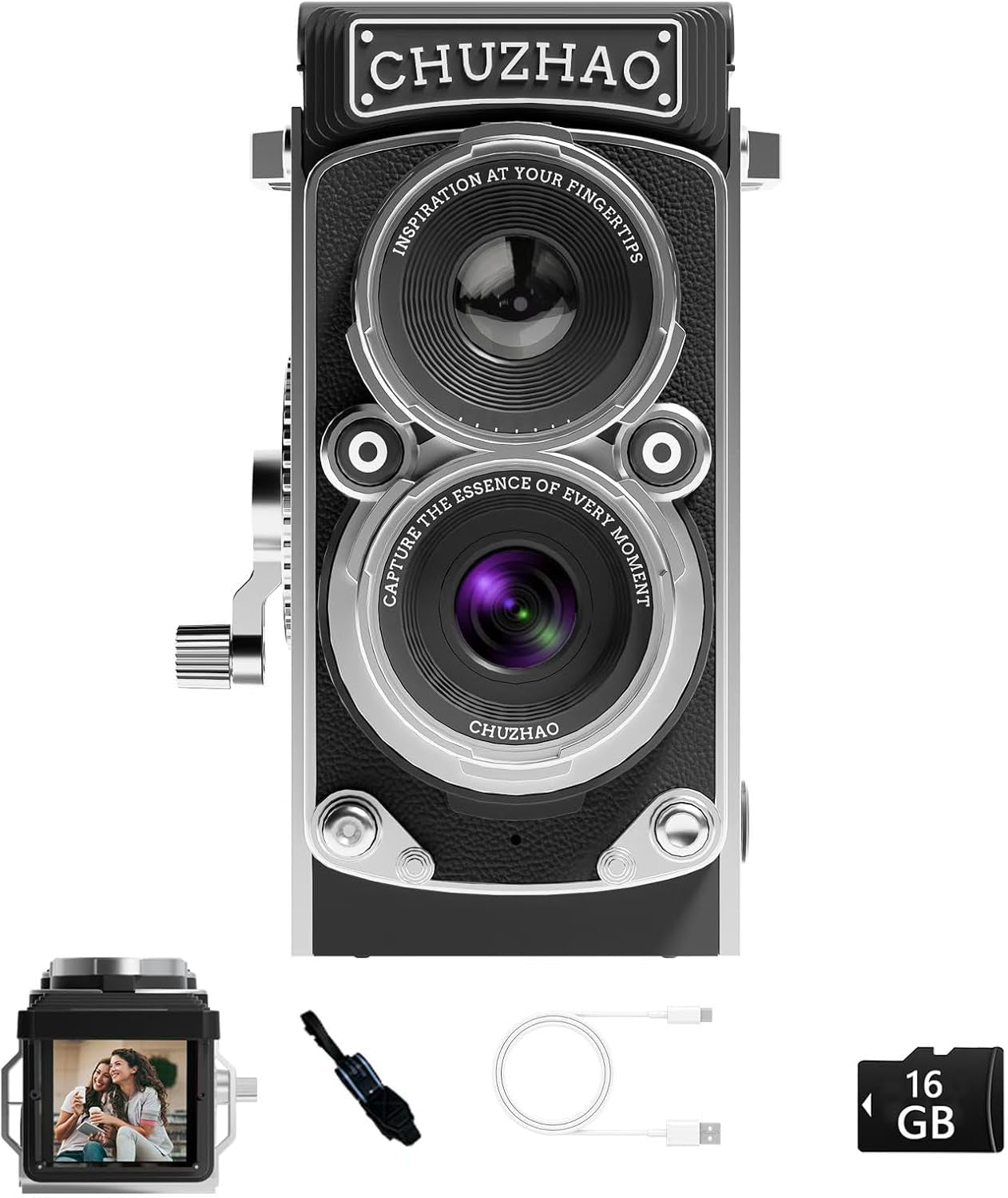 Vintage TLR Mini Retro Digital Camera