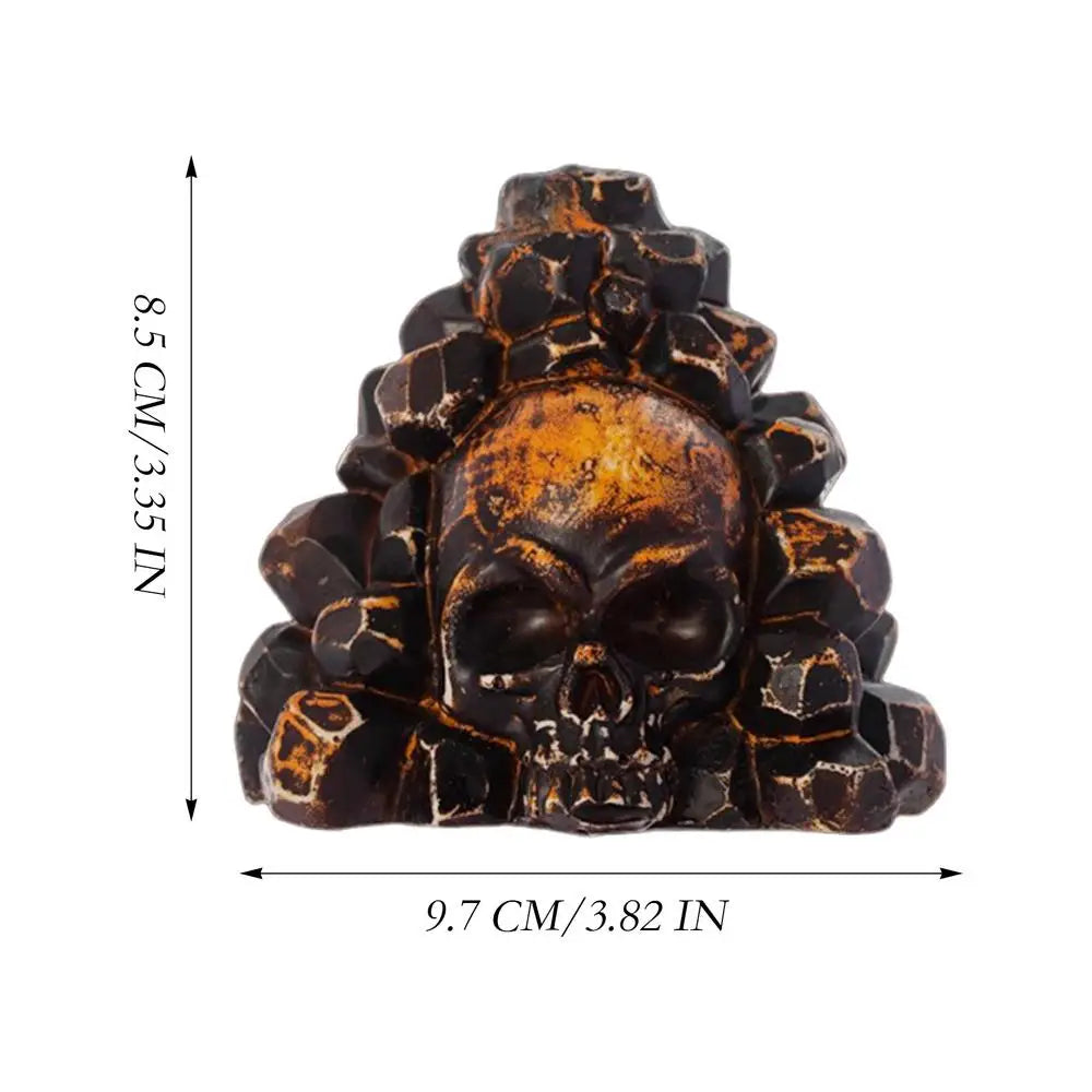 Authentic Aztec Skull Head Whistle - Experience Realistic Human Screams with this Unique Death Whistle Toy