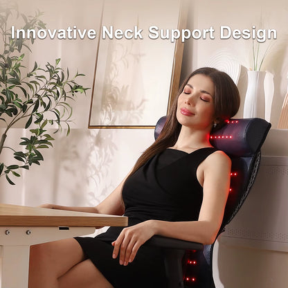 Revolutionary Red Light Therapy Massage Mat – Experience Ultimate Neck and Back Pain Relief with Far Infrared Heat for Home and Spa Spa Relaxation