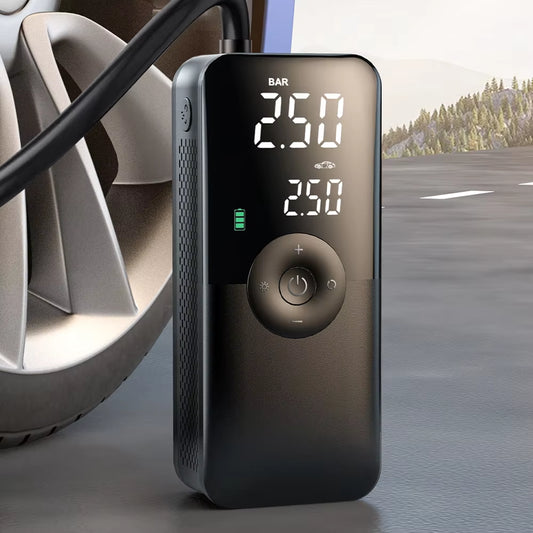 Ultimate Rechargeable Digital Tire Inflator – Efficient Cordless Air Pump for Cars, Bicycles & Sports Balls!