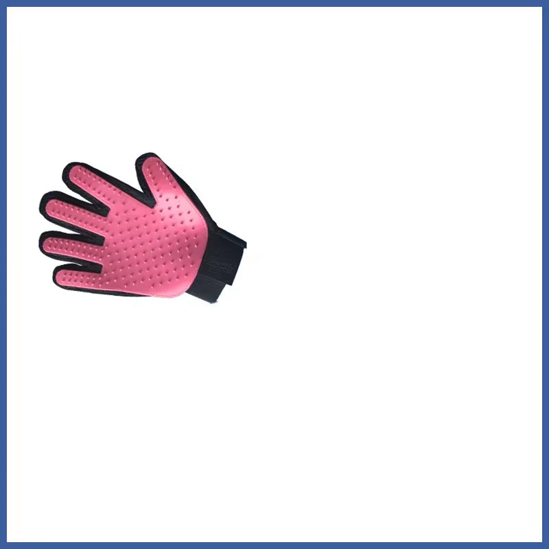 Silicone Pet Bath & Grooming Glove – Soft Rubber Brush for Shedding, Massaging & Cleaning Dogs & Cats
