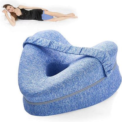 OrthoSleep Memory Foam Leg Pillow for Sciatica & Hip Pain Relief