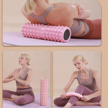 Revitalize Your Workout with Our Premium 45cm Yoga Foam Roller & Pilates Block Set – Unleash Muscle Relief & Flexibility!