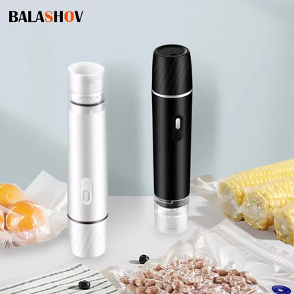 Elevate Your Food Storage with Our Mini Handheld Vacuum Sealer – Compact, Portable, and USB Rechargeable!