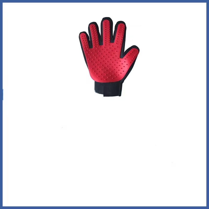 Silicone Pet Bath & Grooming Glove – Soft Rubber Brush for Shedding, Massaging & Cleaning Dogs & Cats
