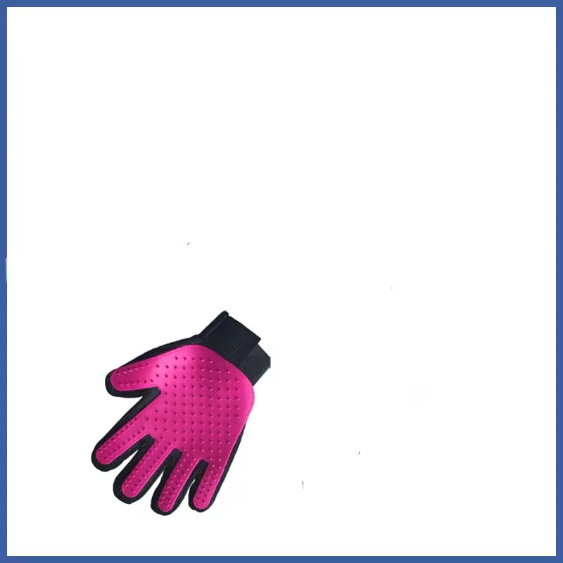 Silicone Pet Bath & Grooming Glove – Soft Rubber Brush for Shedding, Massaging & Cleaning Dogs & Cats